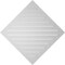 Ekena Millwork Diamond Surface Mount PVC Gable Vent: Non-Functional, w/ 2"W x 1-1/2"P Brickmould Frame, 40"W x 40"H GVPDI40X4002SN - alternate 2